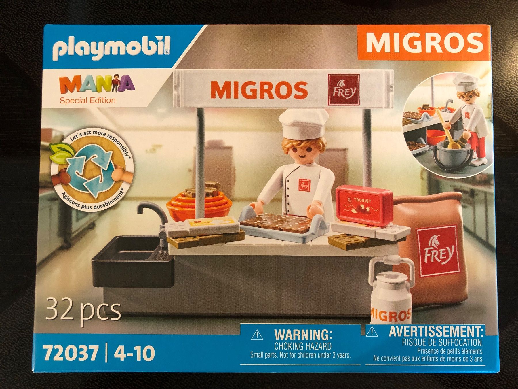 Migros Baukästen: Playmobil Mania Migros Frey – Neu und originalverpackt aus Herrenhof von Orchidee63