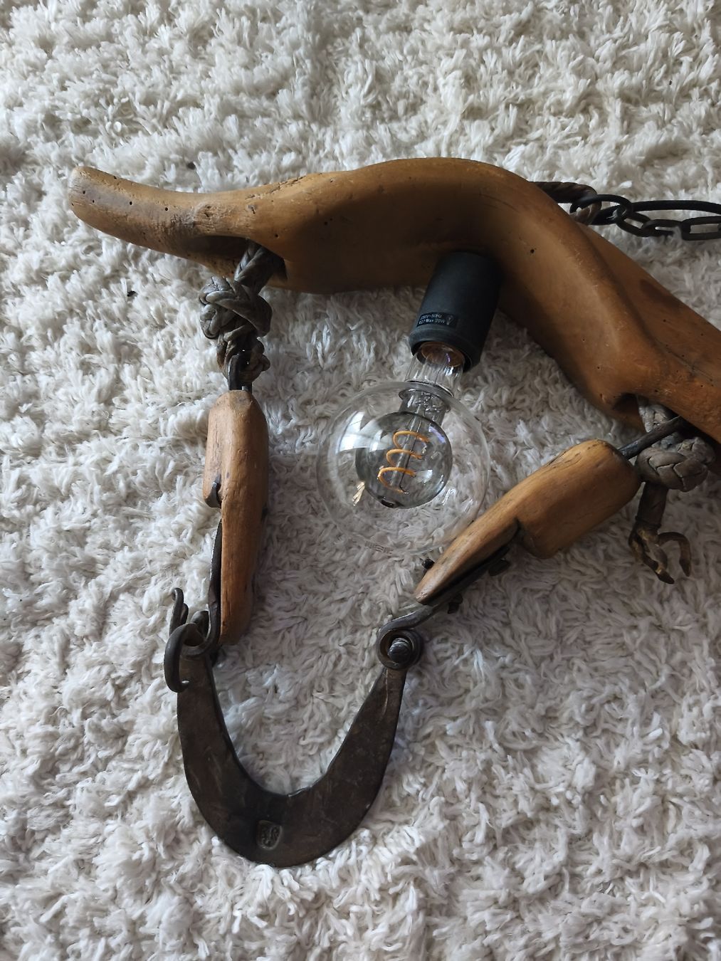 Kronleuchter & Deckenlampen: lampe plafonnier en bois – Gebraucht aus Bouveret von Benj89 3