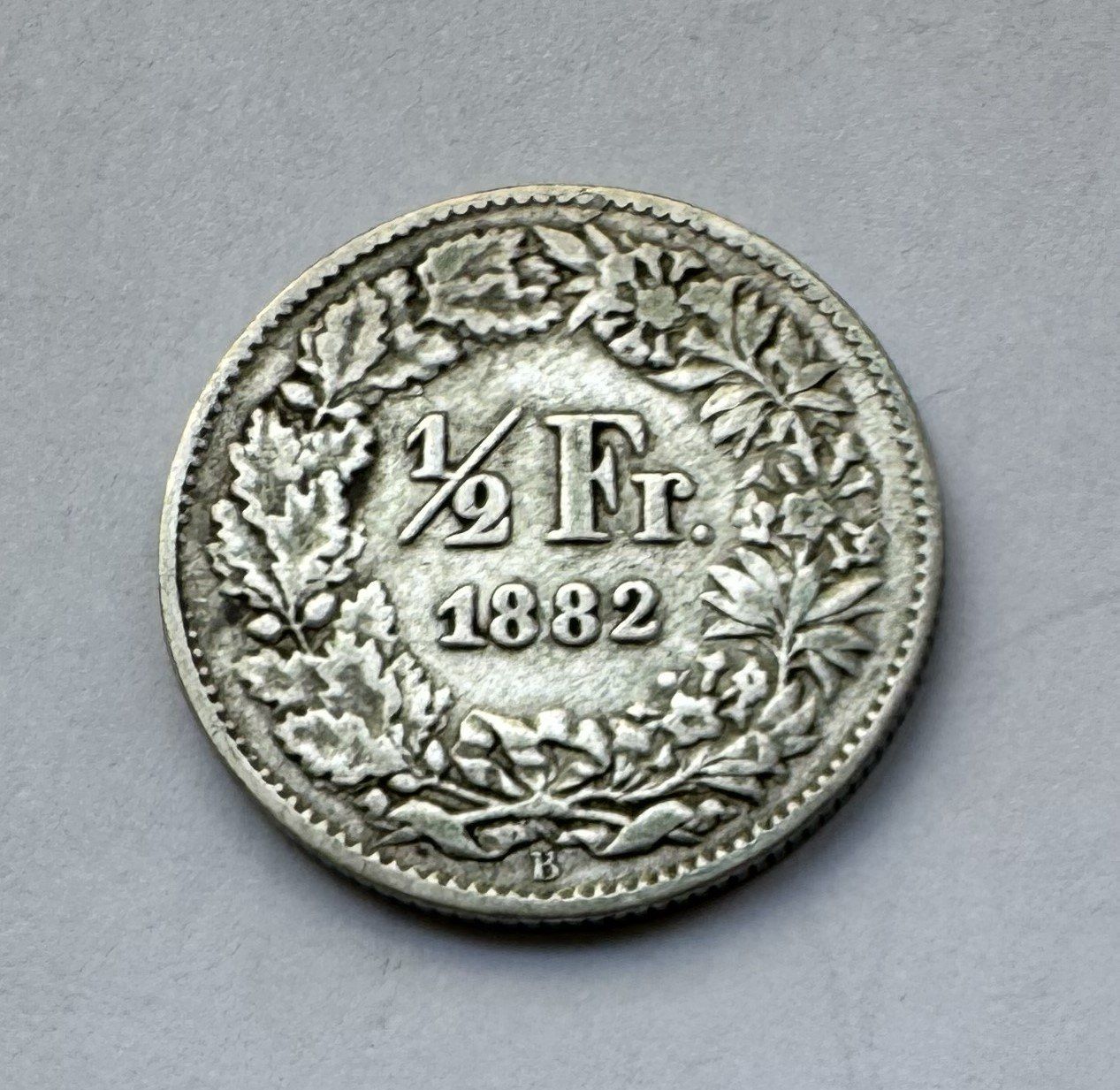 Tutti le monete: 1882 50 Rappen ss-vz – Usato da Kirchberg SG venduto da Helveticus00