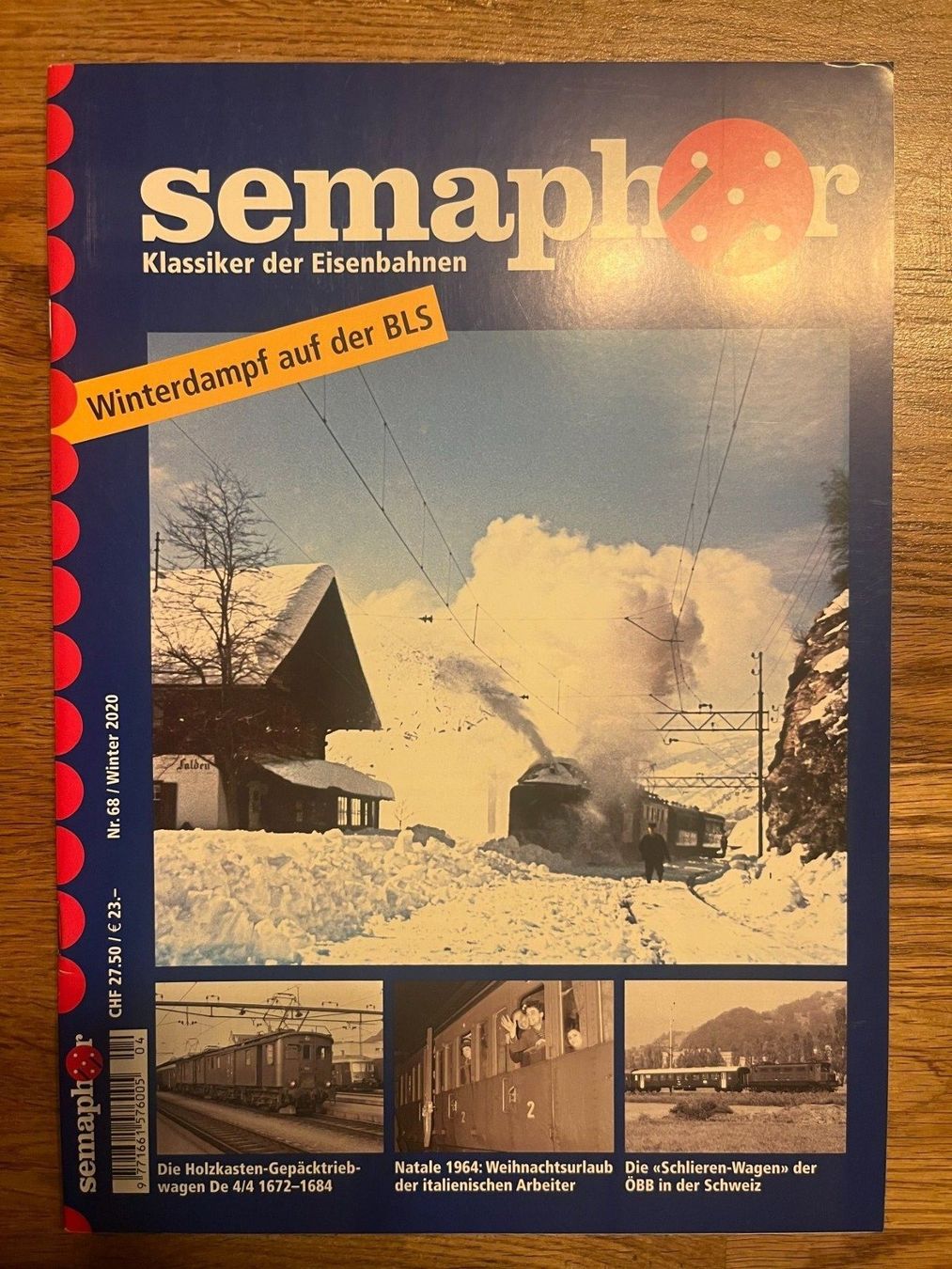Modellini di ferrovie: Semaphor Winter 2020 - Winterdampf auf der BLS – Usato da Rickenbach b. Wil venduto da KadiAdi