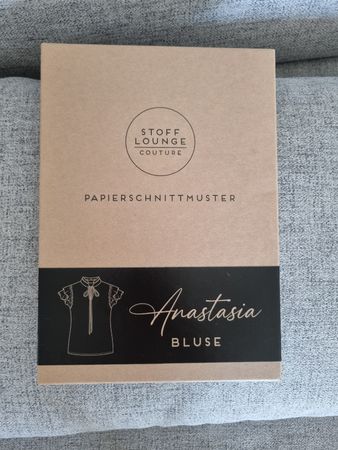 Papierschnittmuster Stoff Lounge Anastasia Bluse neu