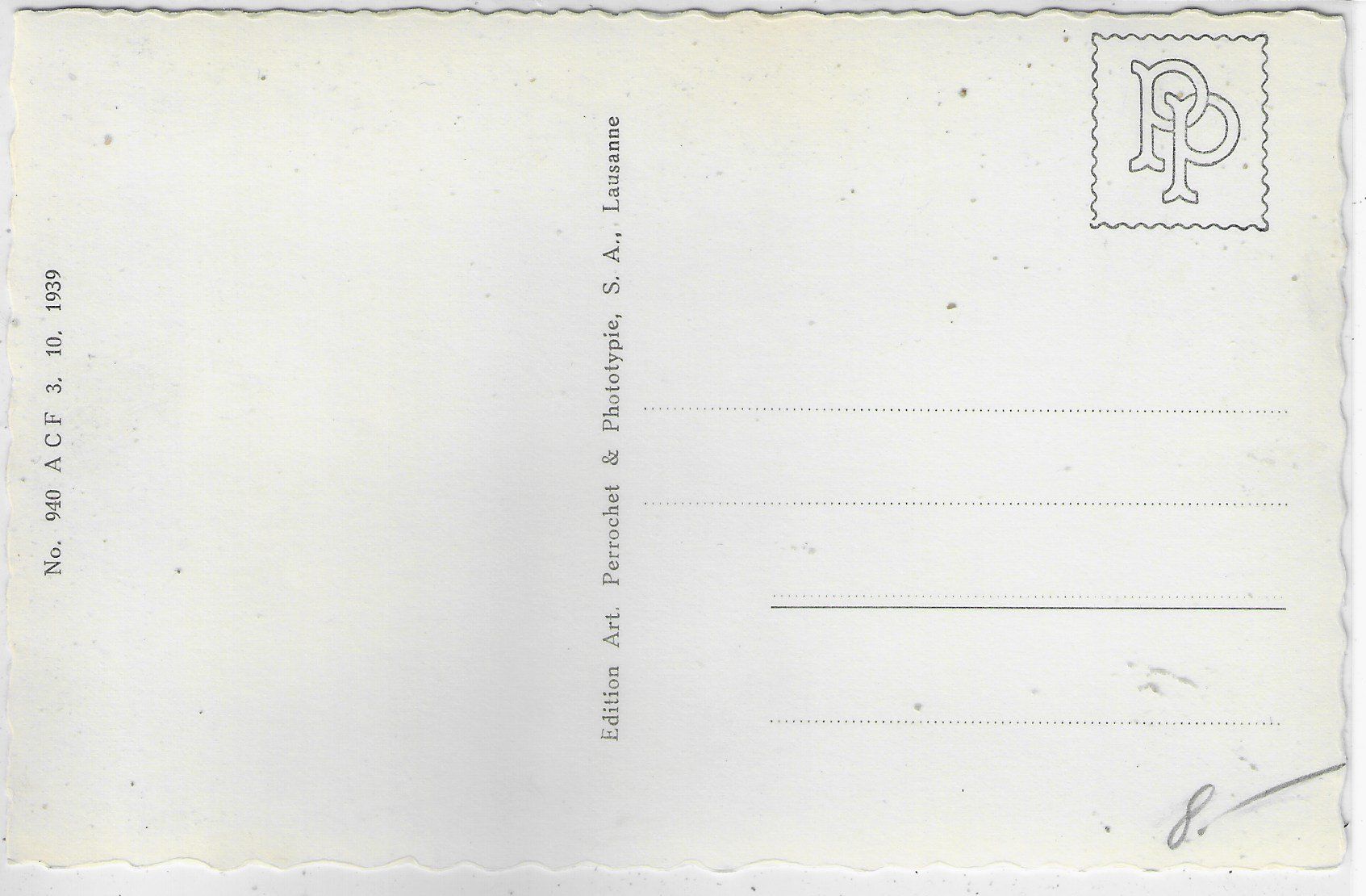 Cartoline postali: Romont - Vue generale im Frühling – Usato da Ettingen venduto da Kartenplanet 1
