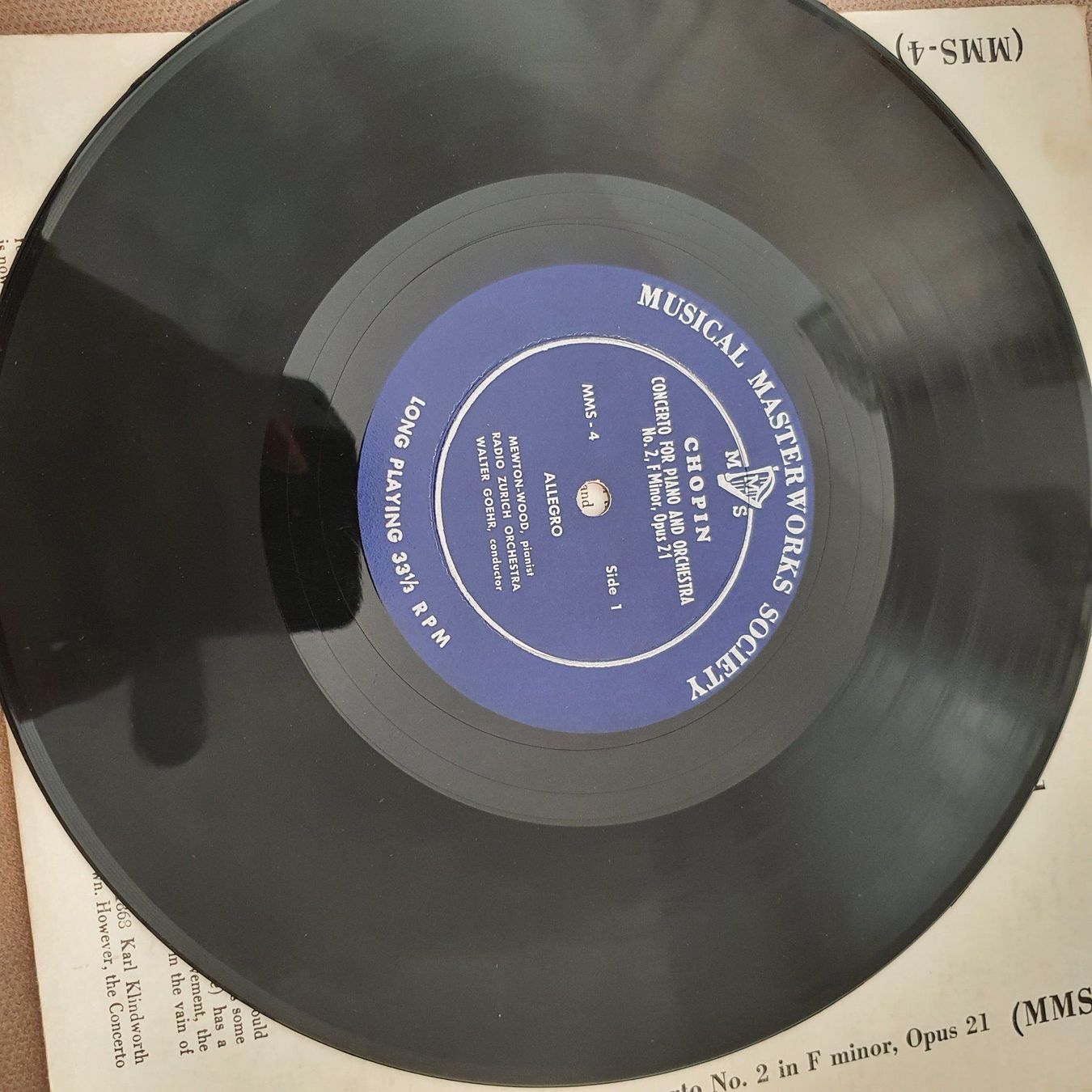 Dischi in vinile: Chopin Piano Concerto No 2 Schallplatte – Usato da Chur venduto da BettinaOlczyk 2