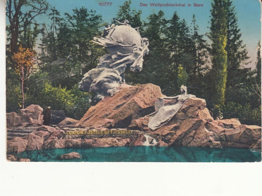 Cartoline postali: Bern Weltpostdenkmal 1937 – Usato da Bürglen TG venduto da StampGraf