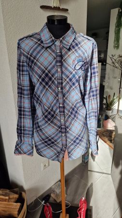 Bluse von Bonita in schönen Blautönen