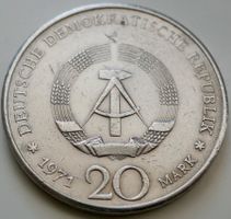 20 Mark Gedenkmünze DDR 1971 Ernst Thälmann