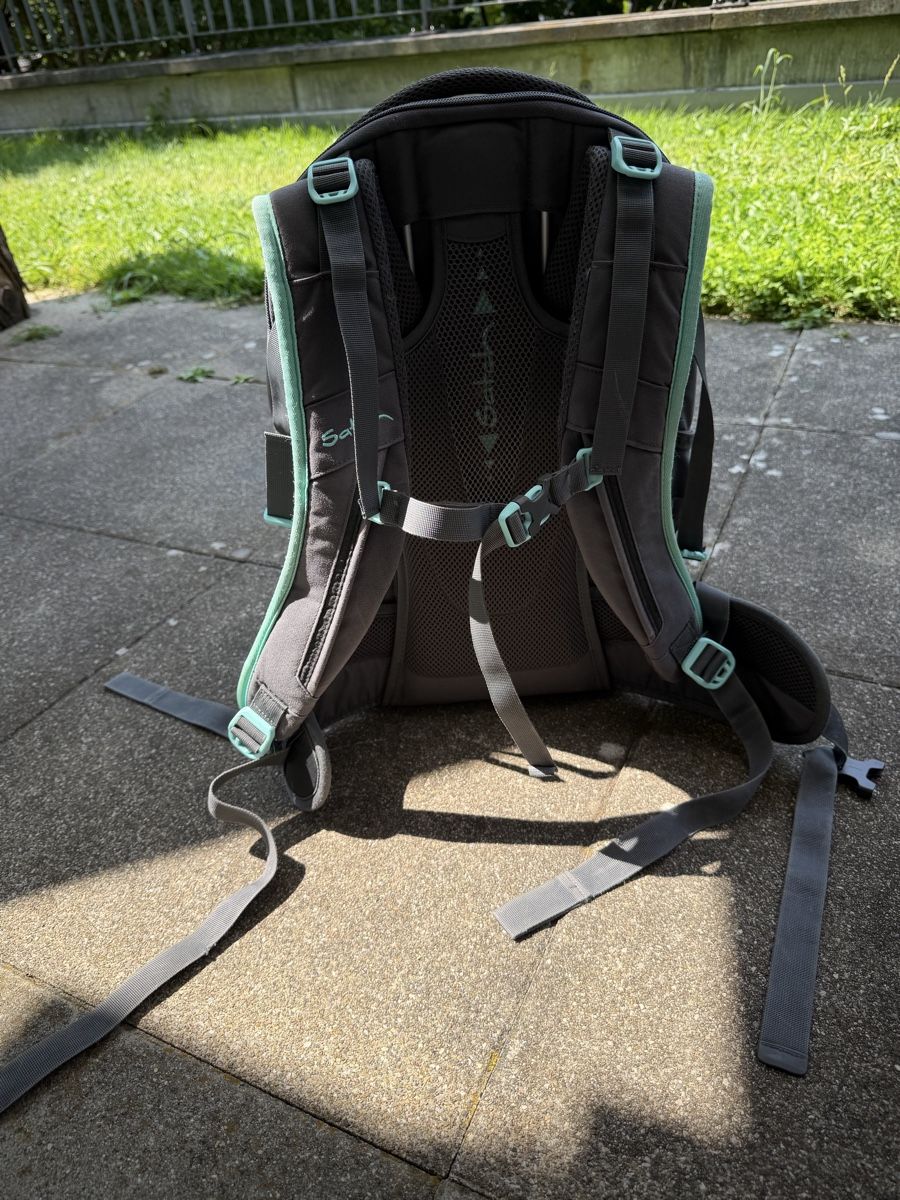 Satch Rucksäcke: Satch Schulsack grau/mint – Gebraucht aus Gattikon von Sunshine4. 4