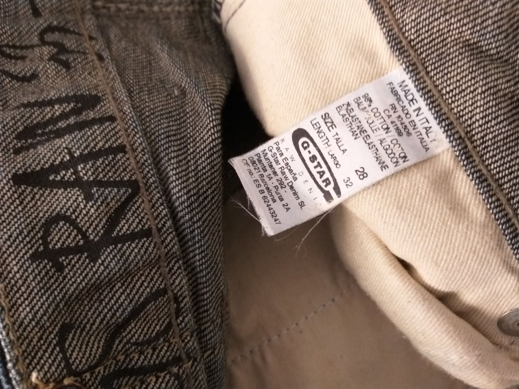 G-Star Jeans: G-STAR RAW Jeans STUDS STRAIGHT WMN taille / Grosse W28 – Gebraucht aus Cossonay-ville von Super-Price-Quality 9