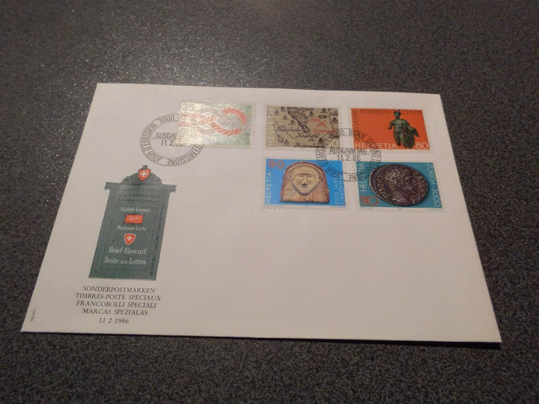 Tous les timbres: Sonderpostmarken auf Couvert Ausgabe all – D'occasion à Zürich par abraxas1291