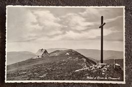 Alte Postkarte Hotel Chasseral Kreuz Nods 1935