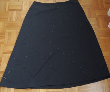 Jupe noire avec brillants H&M/Rock schwarz mit Glitzer H&M