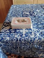 Vintage Blechdose Rosen Nostalgie Shabby Chic Dose Box
