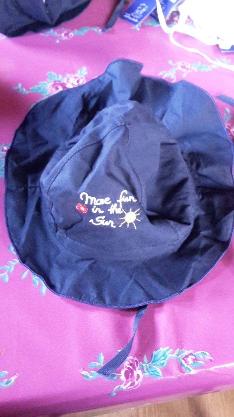 Mützen & Schals: Sonnenhut mit Nackenschutz gr 43 – Neu (gemäss Beschreibung) aus Schwarzenburg von Flamingo07