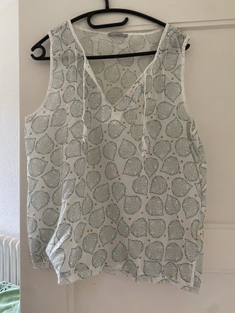 Nile Shirt weiss/türkis M