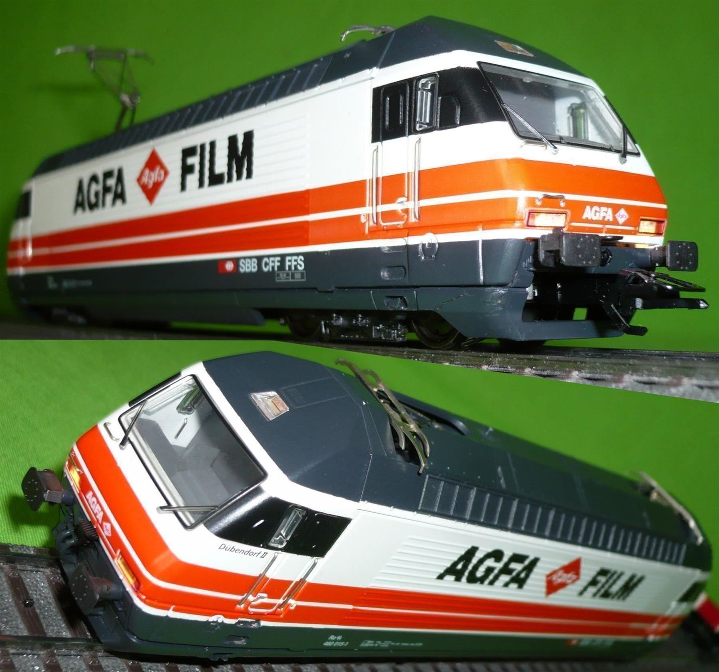 Modellini di ferrovie: SBB Re 4/4 460 015-1 AGFA DIGITAL 602*** – Usato da Winterthur venduto da Ricardo211 1