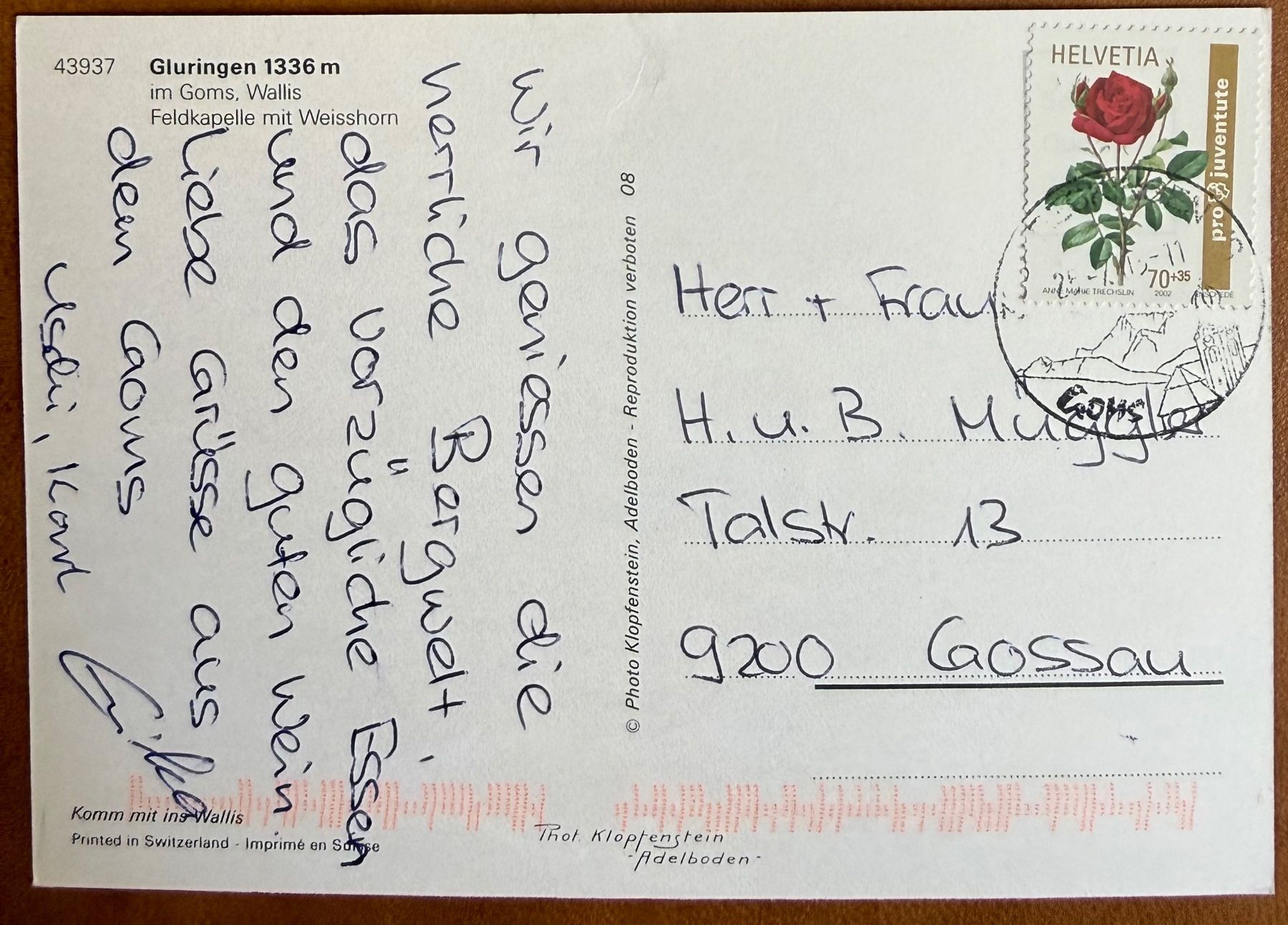 Cartes postales: Gluringen im Goms - Multivue – D'occasion à Lutry par Ediego 1