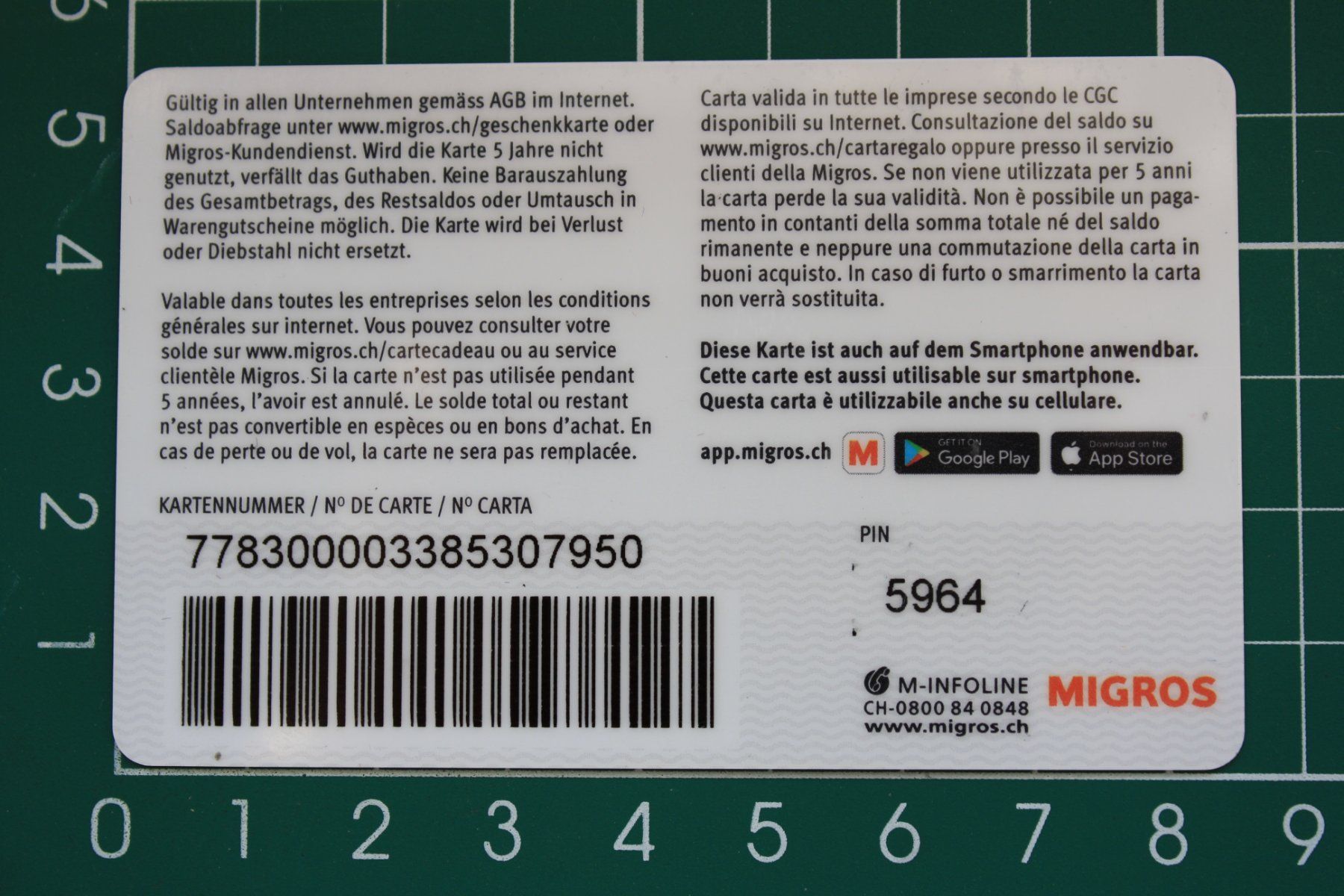 Cartoline: geschenkkarte – Usato da Laupen BE venduto da Gufi57 1