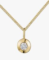 Anhänger aus echtem Gold mit Kette