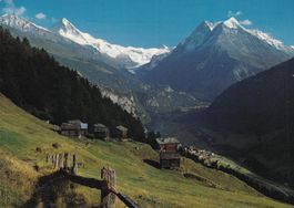 Evolène et les Haudères Valais Vue de Volovron