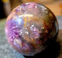 💜 Auralit-Fluorit-Kugel G