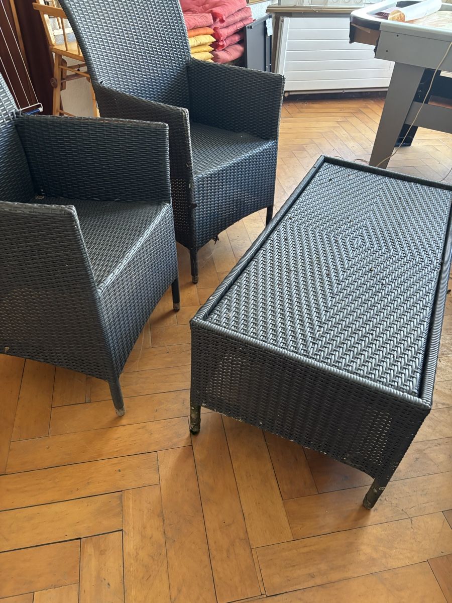 Tischset: Salon de jardin 1 canapé 2 fauteuils 1 table – Gebraucht aus Les Brenets von moe_ym8r 3