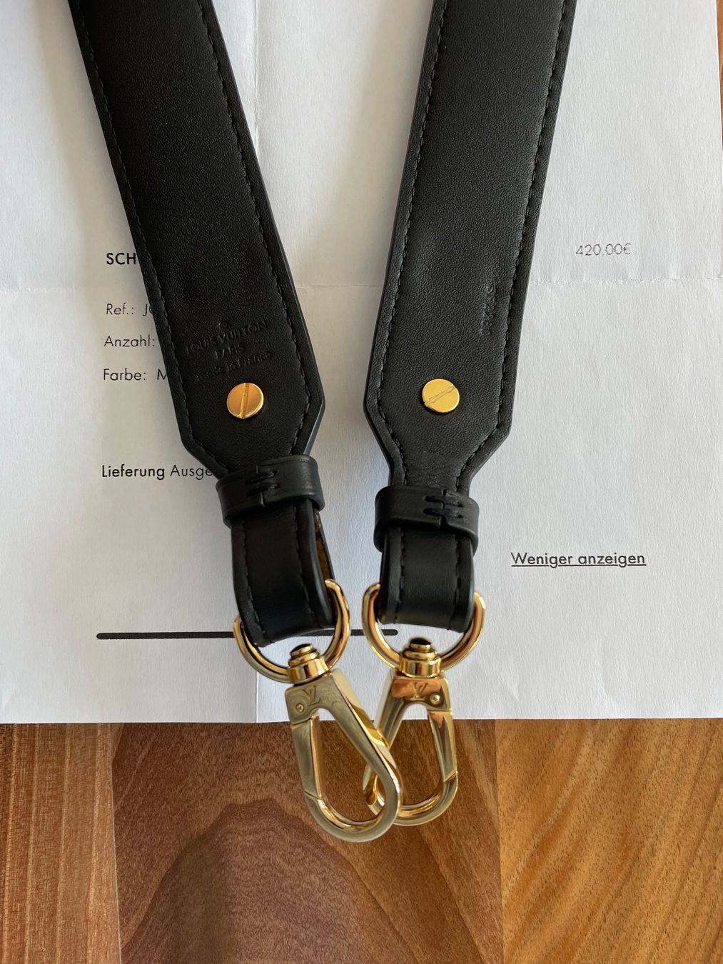 Louis Vuitton Altro in  Abbigliamento & Accessori: LOUIS VUITTON Monogram Reverse Schulterriemen - NP CHF 490 – Nuovo (secondo la descrizione) da Chur venduto da Hortensia03 3