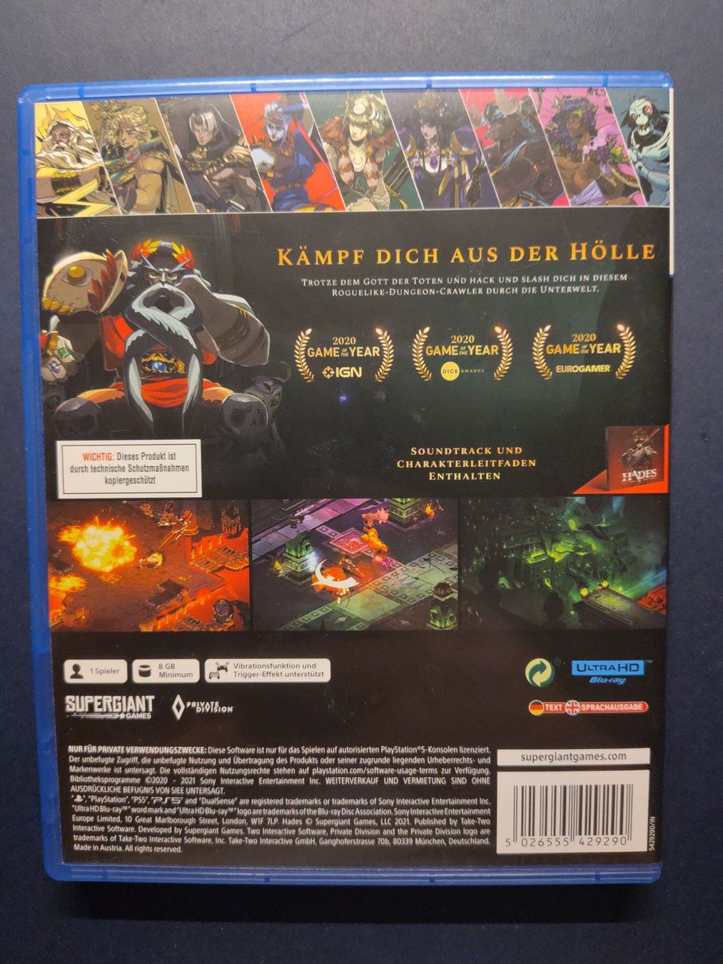 Sony Spiele: Hades Ps5 – Neu (gemäss Beschreibung) aus Gutenswil von N1ck_Name 1