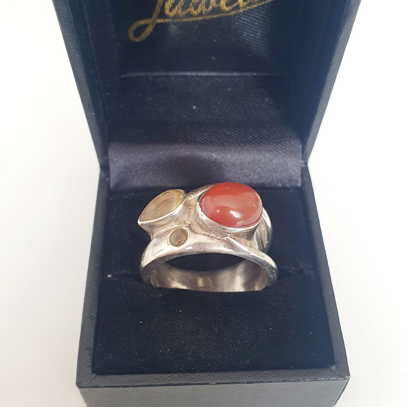 Ringe: Vintage-Statement-Ring aus 925 Silber gr. 20,7 mm – Gebraucht aus Kreuzlingen von Wunderkiste123 4