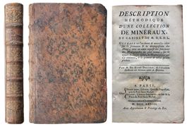 Rare 1773 catalogue of the Romé de l'Isle mineral collection