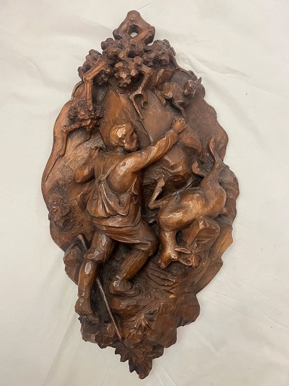 Sculture & Statue: Relief des Brienzer Schnitzer Viktor Huggler-Michel – Usato da Biel/Bienne venduto da Jomazi