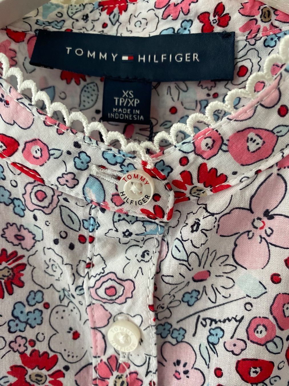 Tommy Hilfiger Camicette: TOMMY HILFIGER süsse Bluse - neu - – Nuovo (secondo la descrizione) da Jona venduto da vanessasupermarket20 7