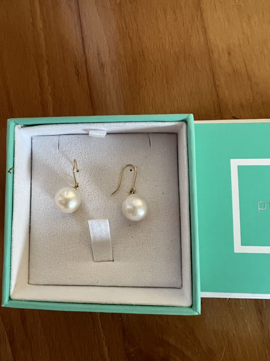 Orecchini pendenti & Orecchini a lobo: Boucles d’oreilles en or avec perles – Usato da Posieux venduto da ron_8xfp 1
