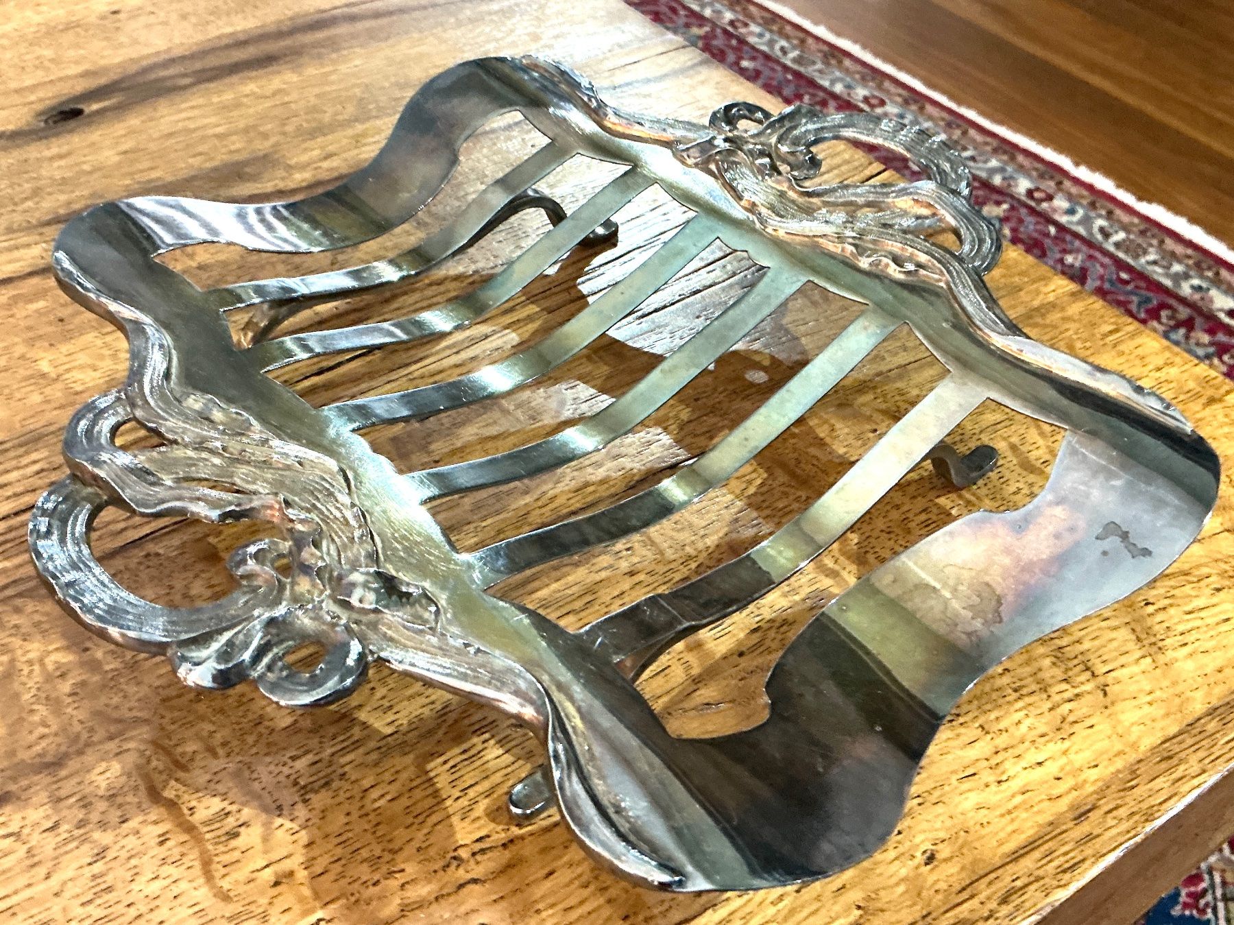 Skulpturen & Statuen: JUGENDSTIL SPARGELSCHALE HALTER VERSILBERT PUNZE UNPOLIERT – Gebraucht aus Biglen von Limarkt 7