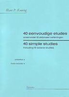 H. P. Keuning, 40 simple studies including 10 octave studies