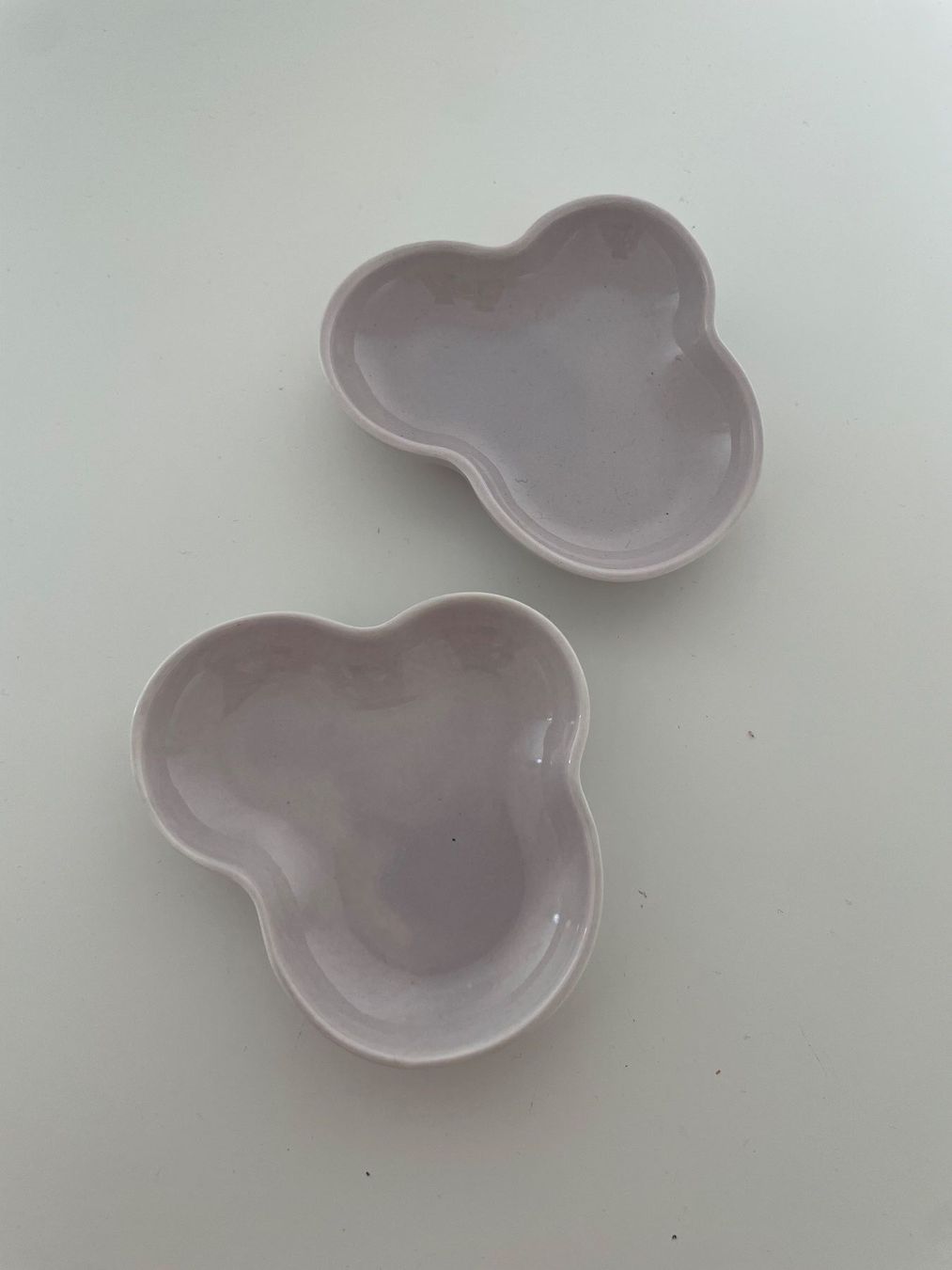 Servierplatten: 2x Schälchen beige – Gebraucht aus Basel von schnudibu