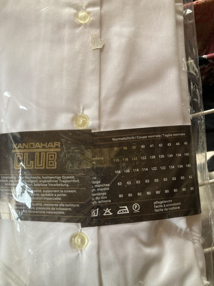 Camicie: Hemd – Nuovo e nell'imballaggio originale da Schwanden GL venduto da bait04 1