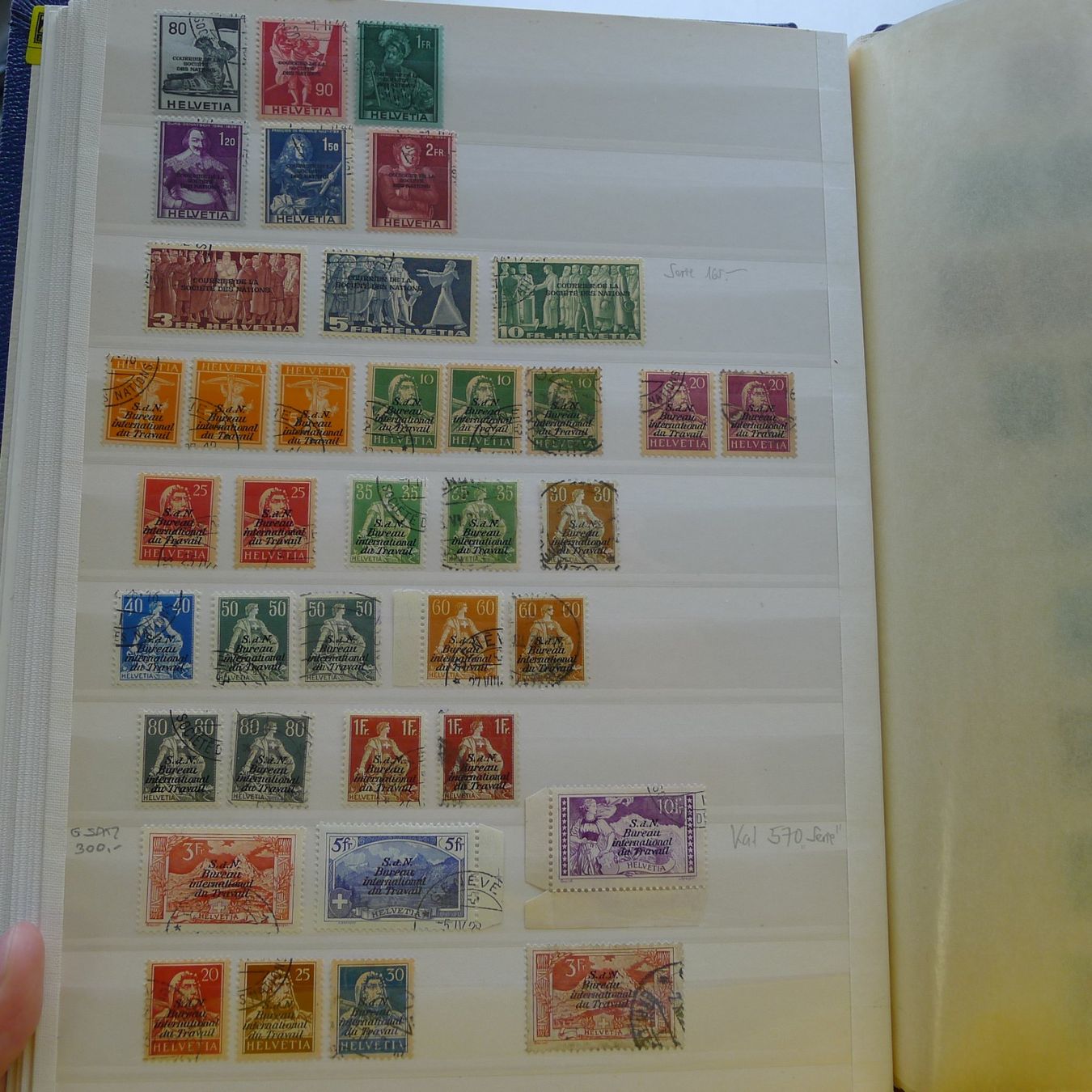 Tutti i francobolli: 1918-1965, Starke Sammlung Dienstmarken, Kat: 5000.-+ – Usato da Sursee venduto da Luzernerraute 7