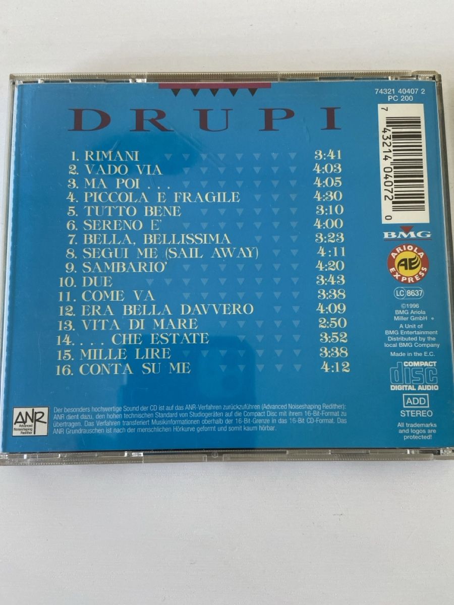 CDs: Drupi CD Sehr guter Zustand – D'occasion à Gossau SG par shnizzle 1