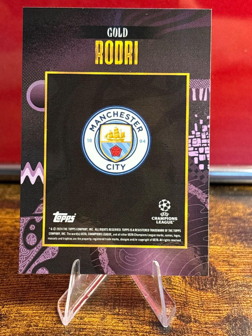 Topps Carte collezionabili: Topps UCC Gold Rodri – Nuovo (secondo la descrizione) da Aarberg venduto da gocardz.shop 1