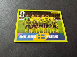Panini Sticker FIFA Fussball WM 2026 Team Schweden SWE 13