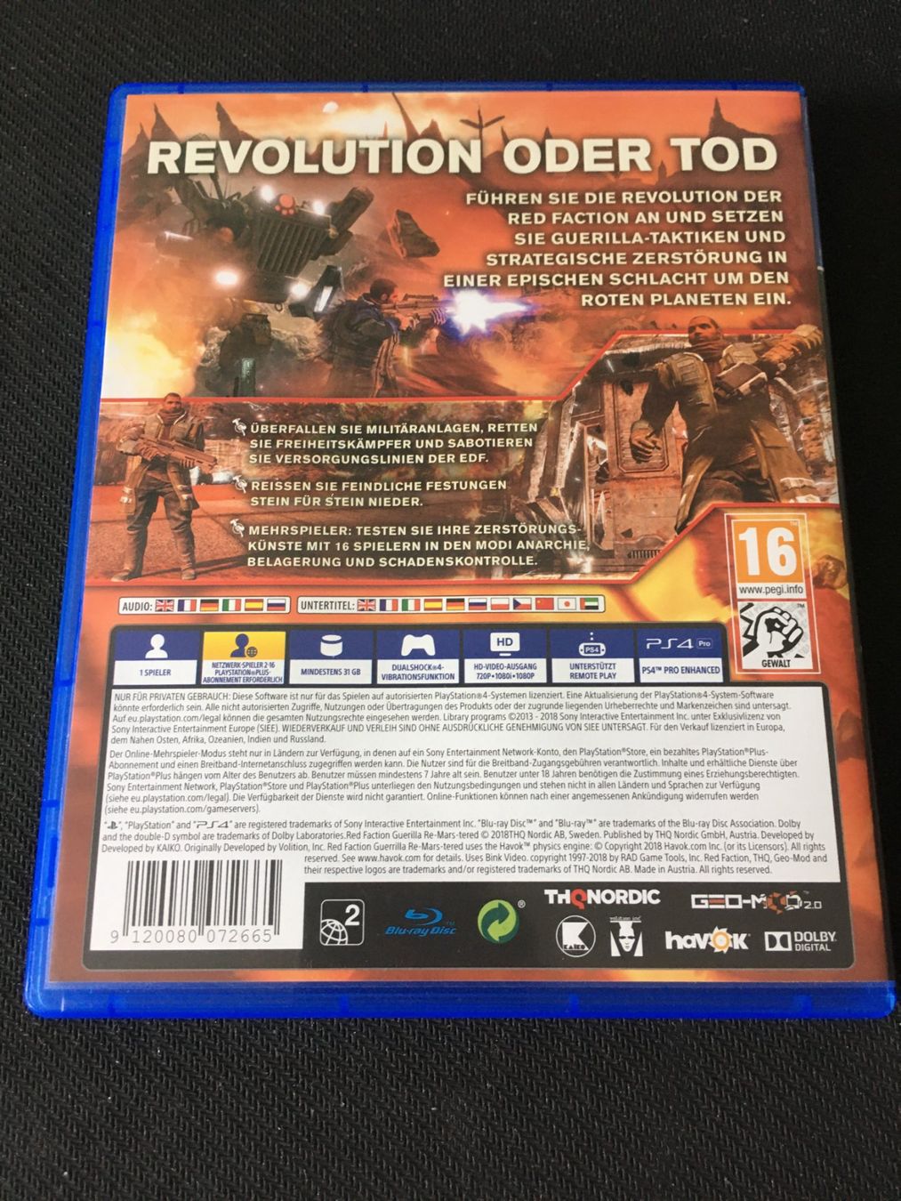 Sony Giochi: Red Fraction Guerrilla - PS4 / Playstation 4 – Usato da St.Gallen venduto da Punktchen01 1