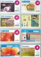 8 Telefonkarten Griechenland