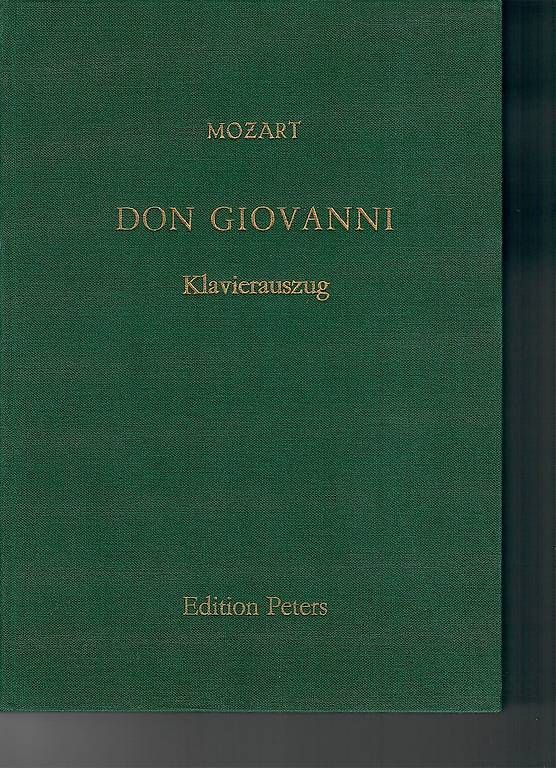 Libri: Partition W.A. Mozart Don Giovanni – Usato da La Tour-de-Peilz venduto da SuperSol