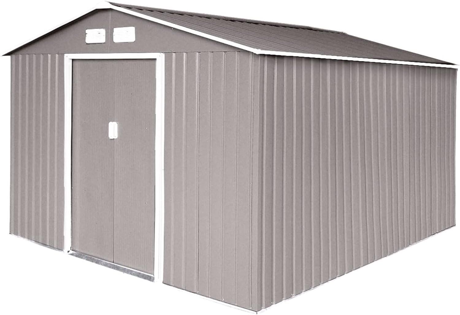 Casette da giardino & serre: HATTORO S300 Metall Gerätehaus Hellgrau – Nuovo e nell'imballaggio originale da Bottighofen venduto da zaap