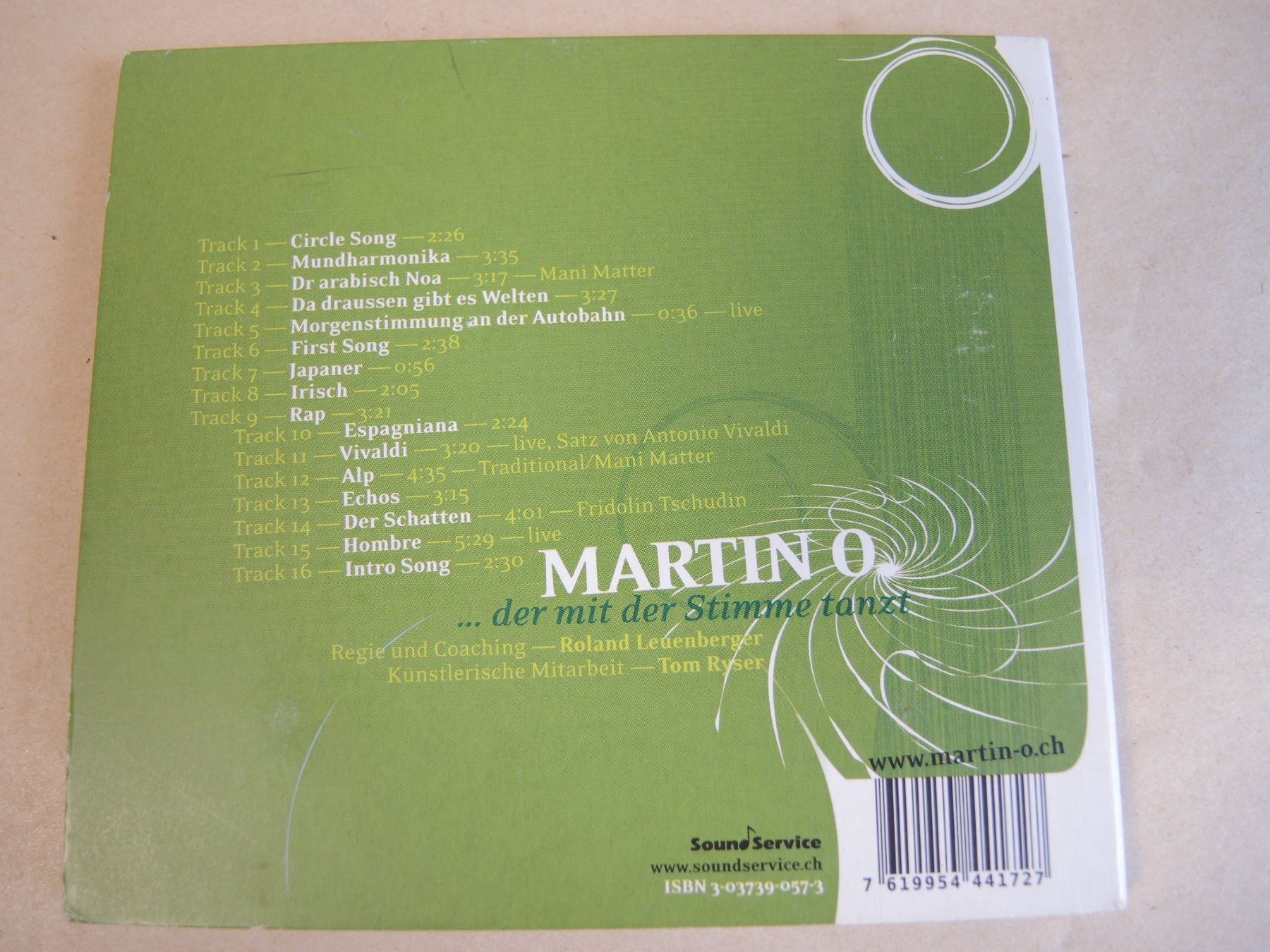 CDs: Martin O. CD  ... der mit der Stimme tanzt – Gebraucht aus Rorschach von maeck8 3