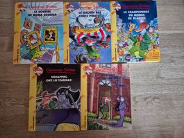 Lot de 5 livres Geronimo Stilton jeunesse