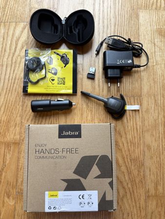 Jabra Bluetooth Headset mit Zubehör - neuwertig