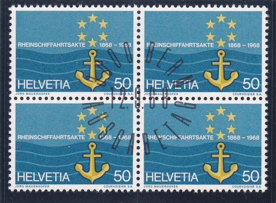 Tutti i francobolli: ET 4er Block Werbemarken 1968 – Nuovo (secondo la descrizione) da Schliern b. Köniz venduto da joni20 3
