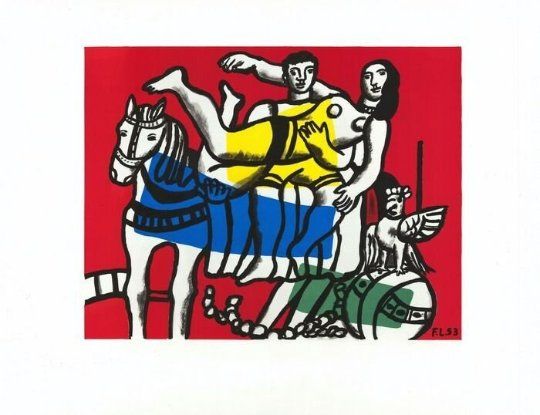 Arts picturaux & lithographies: Fernand Léger - Der Kreis - Originallithographie – Neuf (Voir description) à Ponte Tresa par 11GalleriaAlterEgo11