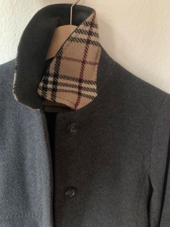 Kurzer Wollmantel von Burberry, Gr. 36